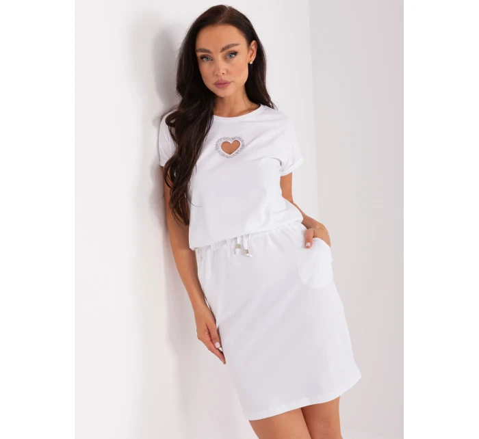 Šaty RV SK 8763.02 bílé Šaty RV SK 8763.02 bílé
