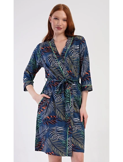 Dámské domácí šaty s krátkým rukávem Medvídek