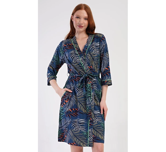 Dámské domácí šaty s krátkým rukávem Medvídek