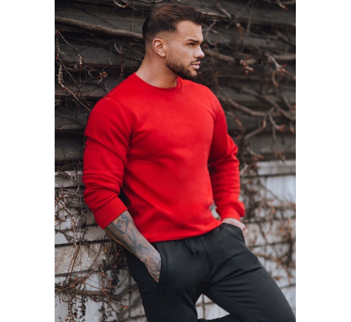 FashionStreet pánská červeno-černá tepláková souprava AX0739 FashionStreet pánská červeno-černá tepláková souprava AX0739