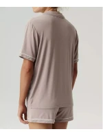 Pyžamo model 20905134 kr/r S2XL dámské rozepínací - Atlantic