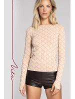 Halenka Gatta Zień 43154 Bezešvý monogram S-XL Halenka Gatta Zień 43154 Bezešvý monogram S-XL