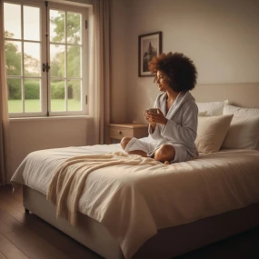 Dámský župan 42877 Brid grey - HENDERSON