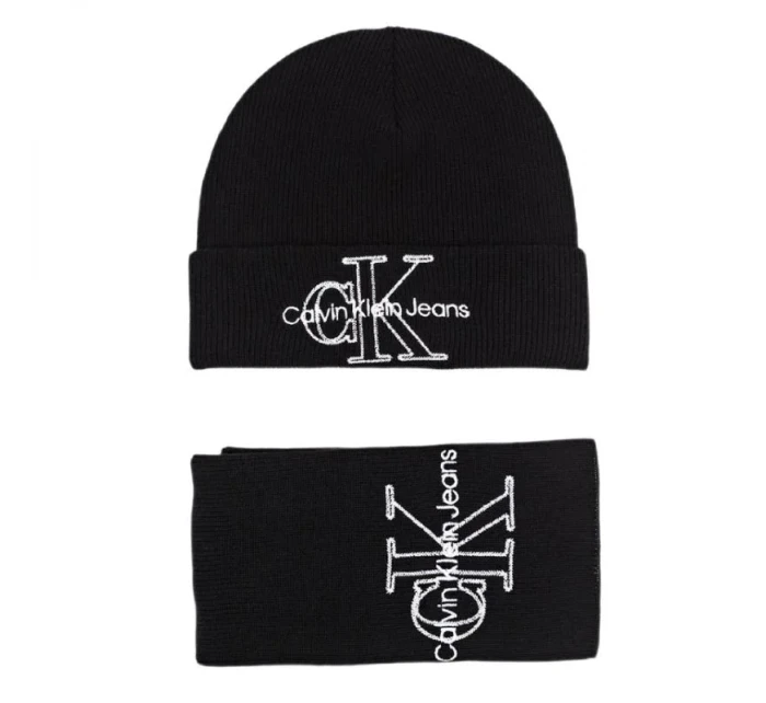 Čepice + šála Calvin Klein Jeans W K60K608858 Čepice + šála Calvin Klein Jeans W K60K608858
