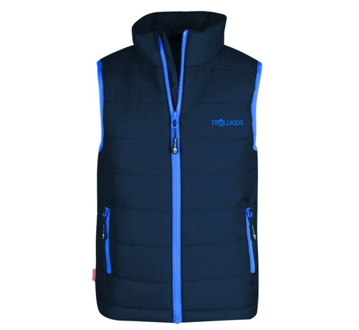 Trollkids Kids Trondheim Vest navy/medium blue (511-117) ultralehká dětská vesta pro chlapce/dívky Trollkids Kids Trondheim Vest navy/medium blue (511-117) ultralehká dětská vesta pro chlapce/dívky