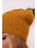 Sandra K210 hořčicová fleecová čepice Sandra K210 hořčicová fleecová čepice