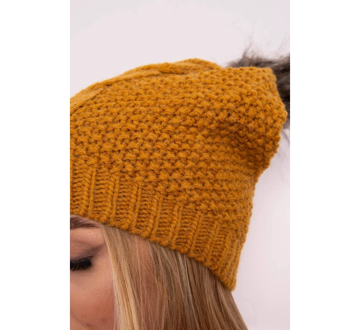 Sandra K210 hořčicová fleecová čepice Sandra K210 hořčicová fleecová čepice