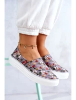 Dámské tenisky nazouvací Memory Foam Big Star model 21577194 šedé - Big Star Shoes