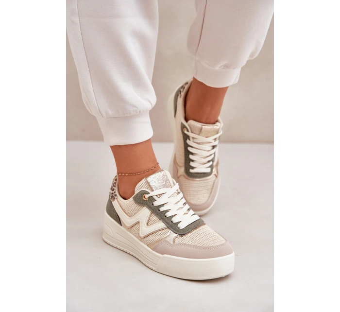 Dámské Sportovní Boty Na Platformě Leopardí Zelené Lorori Dámské Sportovní Boty Na Platformě Leopardí Zelené Lorori