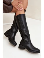 Dámské oficírky na nízkém podpatku Averna – černé Dámské oficírky na nízkém podpatku Averna – černé