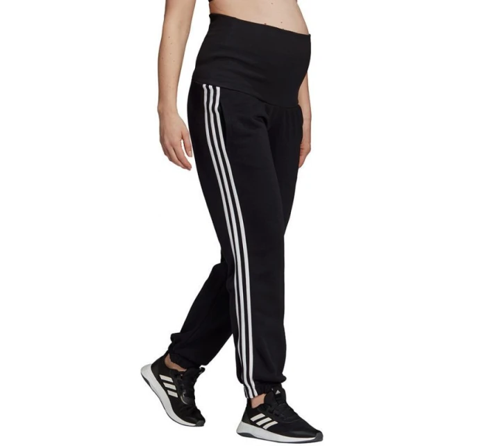 Dámské těhotenské kalhoty / tepláky Essentials W GS8614 Černá s bílou - Adidas