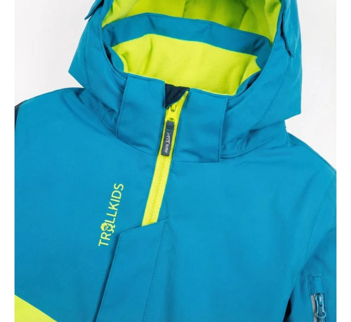 Dětská kombinéza Hallingdal Snowsuit Jr 350-709 modrá - Trollkids Dětská kombinéza Hallingdal Snowsuit Jr 350-709 modrá - Trollkids