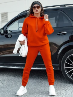 KSENIIA PREMIUM dámská tepláková souprava v oranžové barvě FashionStreet AY1095