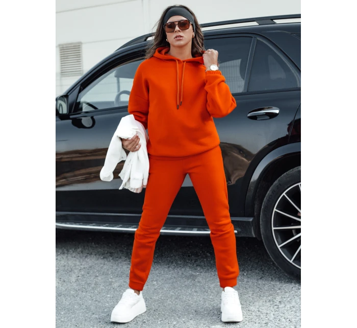 KSENIIA PREMIUM dámská tepláková souprava v oranžové barvě FashionStreet AY1095