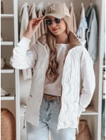 Dámská přechodná prošívaná vesta VESOLITA bílá FashionStreet TY4880 Dámská přechodná prošívaná vesta VESOLITA bílá FashionStreet TY4880