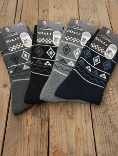 SO&LI ponožky model 21817932 Angora pánské 3946 - WiK