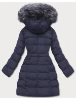 ZIMOWA KURTKA DAMSKA Z KAPTUREM GRANATOWA model 21244868 - LHD