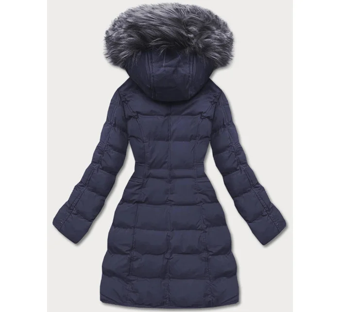 ZIMOWA KURTKA DAMSKA Z KAPTUREM GRANATOWA model 21244868 - LHD