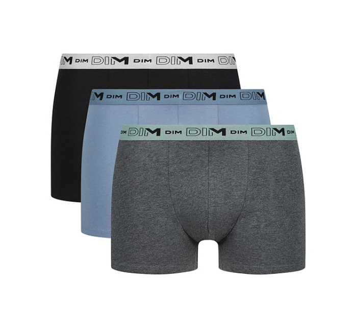 Pánské boxerky z model 21337670 bavlny 3ks COTTON STRETCH model 21337670 BOXER 3x   šedá - DIM