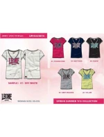 LEONE dámské tričko LW1022/S16 bílé "M"