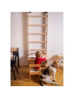 DŘEVĚNÝ ŽEBŘÍK S LAVIČKOU 112