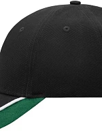 Daiber MB 49 Kšiltovka s tříbarevným kšiltem 03.0049 black/white/dark green