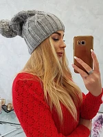 Milano fleecová čepice K203 světle šedá