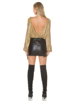 Sexy lesklá halenka model 20826110 - Koucla Sexy lesklá halenka model 20826110 - Koucla