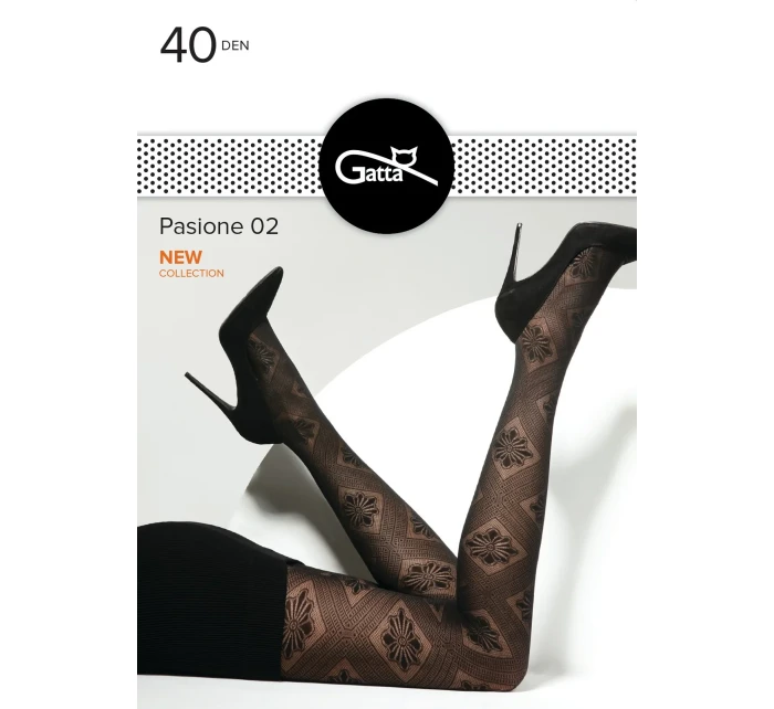 Dámské punčochové kalhoty Gatta Pasione wz.02 40 den 2-4 Dámské punčochové kalhoty Gatta Pasione wz.02 40 den 2-4
