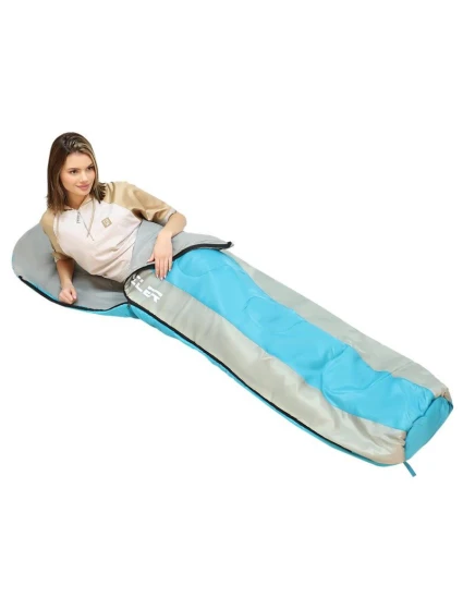 CESTOVNÍ SPACÍ PYTEL 210X80/50CM ENERO CAMP MODRÝ ŠEDÝ CESTOVNÍ SPACÍ PYTEL 210X80/50CM ENERO CAMP MODRÝ ŠEDÝ