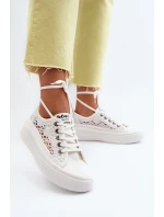 Dámské krajkové tenisky model 21649979 bílé - Lee Cooper