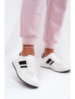 Dámské Tenisky Z Eko Semiše Bílé model 21691096 - Boto Dámské Tenisky Z Eko Semiše Bílé model 21691096 - Boto