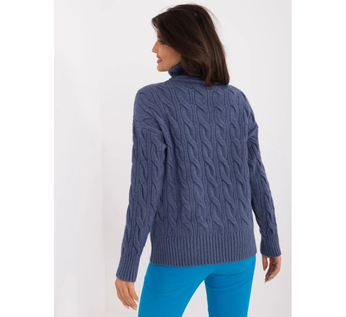 Sweter AT SW model 20459123 ciemny niebieski - FPrice