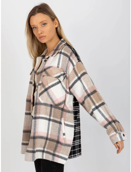 Košile KS černá a béžová model 17814484 - FPrice