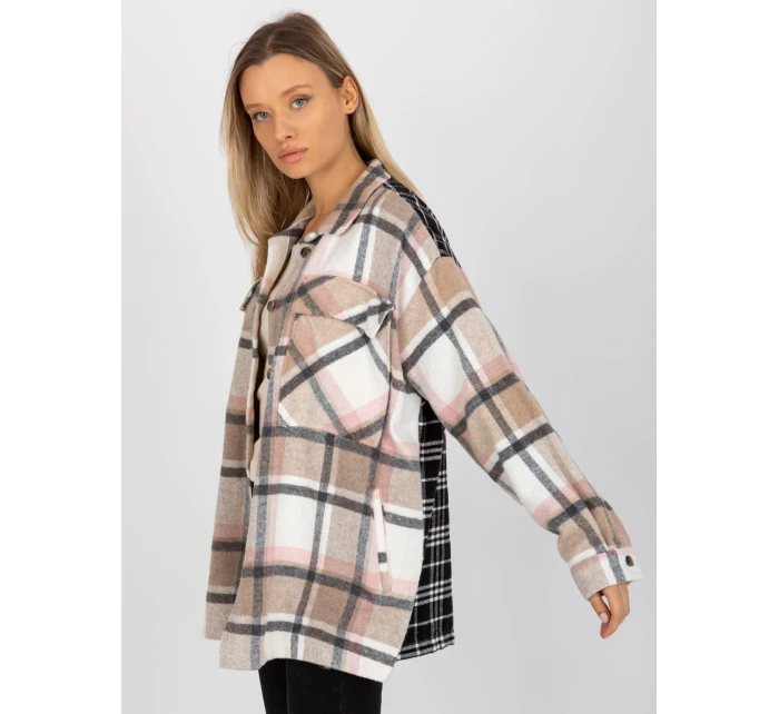 Košile KS černá a béžová model 17814484 - FPrice