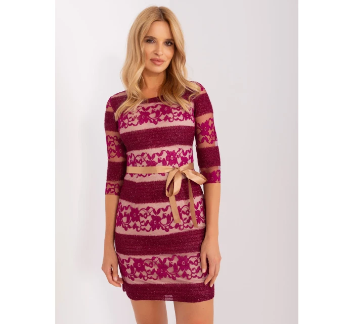 LK SK 507231 šaty.71P fialová