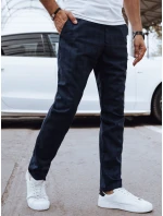 Pánské ležérní tmavě modré kalhoty FashionStreet UX4381