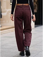 Jeansy damskie z wysokim stanem mom fit z paskiem model 22363306 - FashionStreet Jeansy damskie z wysokim stanem mom fit z paskiem model 22363306 - FashionStreet