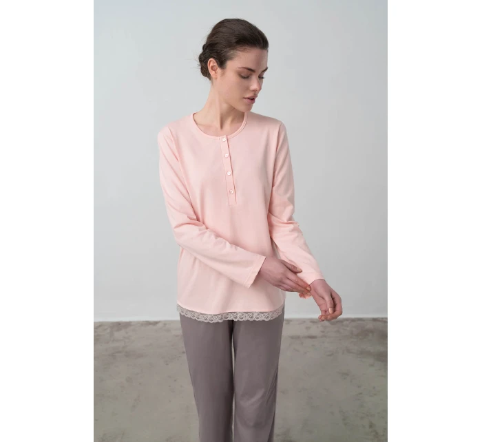 Pyžamo s dlouhým rukávem model 17692092 - Vamp