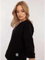 Bluzka CLM BZ model 21798073 czarny - FPrice Bluzka CLM BZ model 21798073 czarny - FPrice