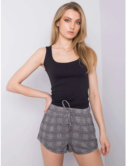 Šortky model 17499991 šedá černá - FPrice