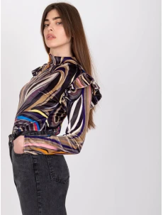 Halenka DHJ BZ 6533C.90 černá a béžová