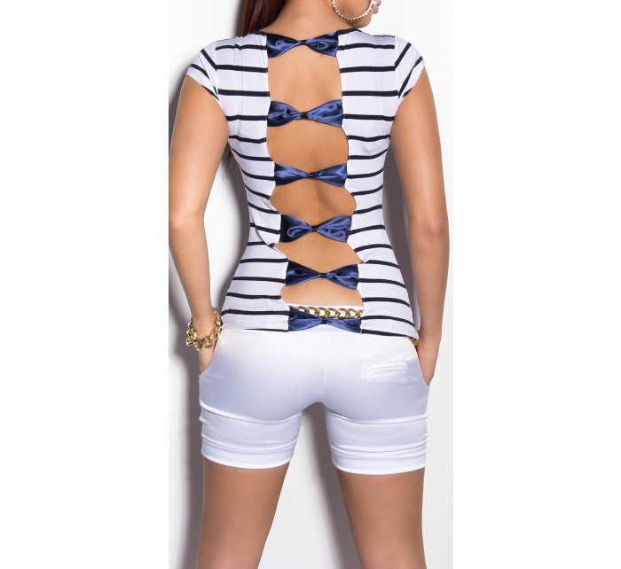 Sexy backfree KouCla Shirt with Loops