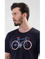 Pánské pyžamo šortky Old bike