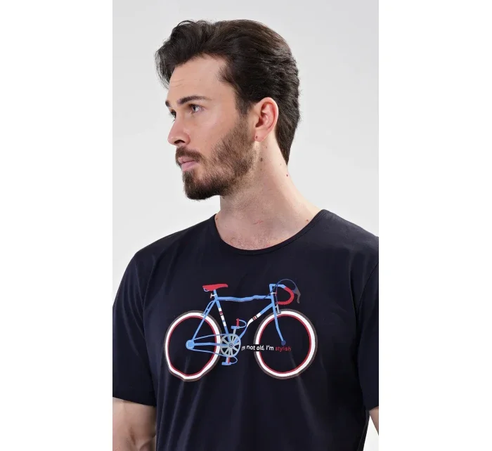 Pánské pyžamo šortky Old bike