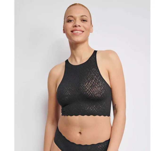 sloggi ZERO Feel Bliss Crop Top - BLACK - SLOGGI BLACK - SLOGGI