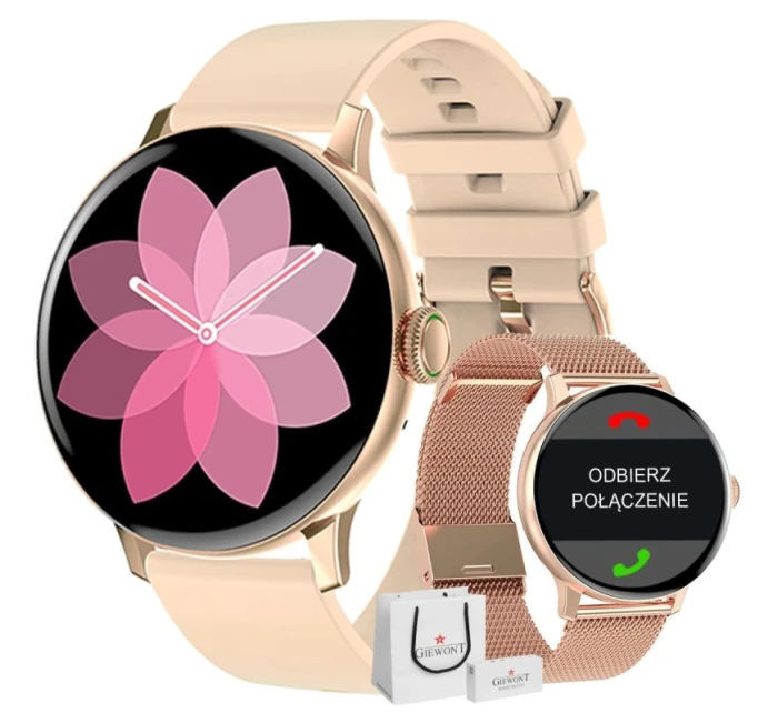 Dámské chytré hodinky GIEWONT Pink Gold GW330-1