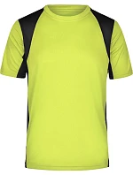 JN 306 Pánské běžecké tričko model 22485829 fluo yellow/black - Daiber