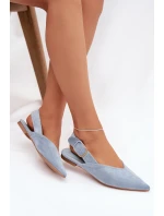 Dámské baleríny S přezkou Modré model 21834818 - Boto Dámské baleríny S přezkou Modré model 21834818 - Boto