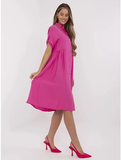 Šaty MI SK model 21078257 fuchsiová - FPrice Šaty MI SK model 21078257 fuchsiová - FPrice